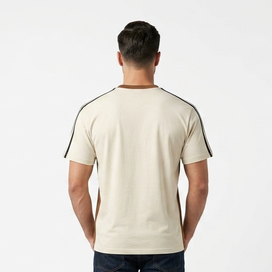 Brown Oversized T-shirt Detail