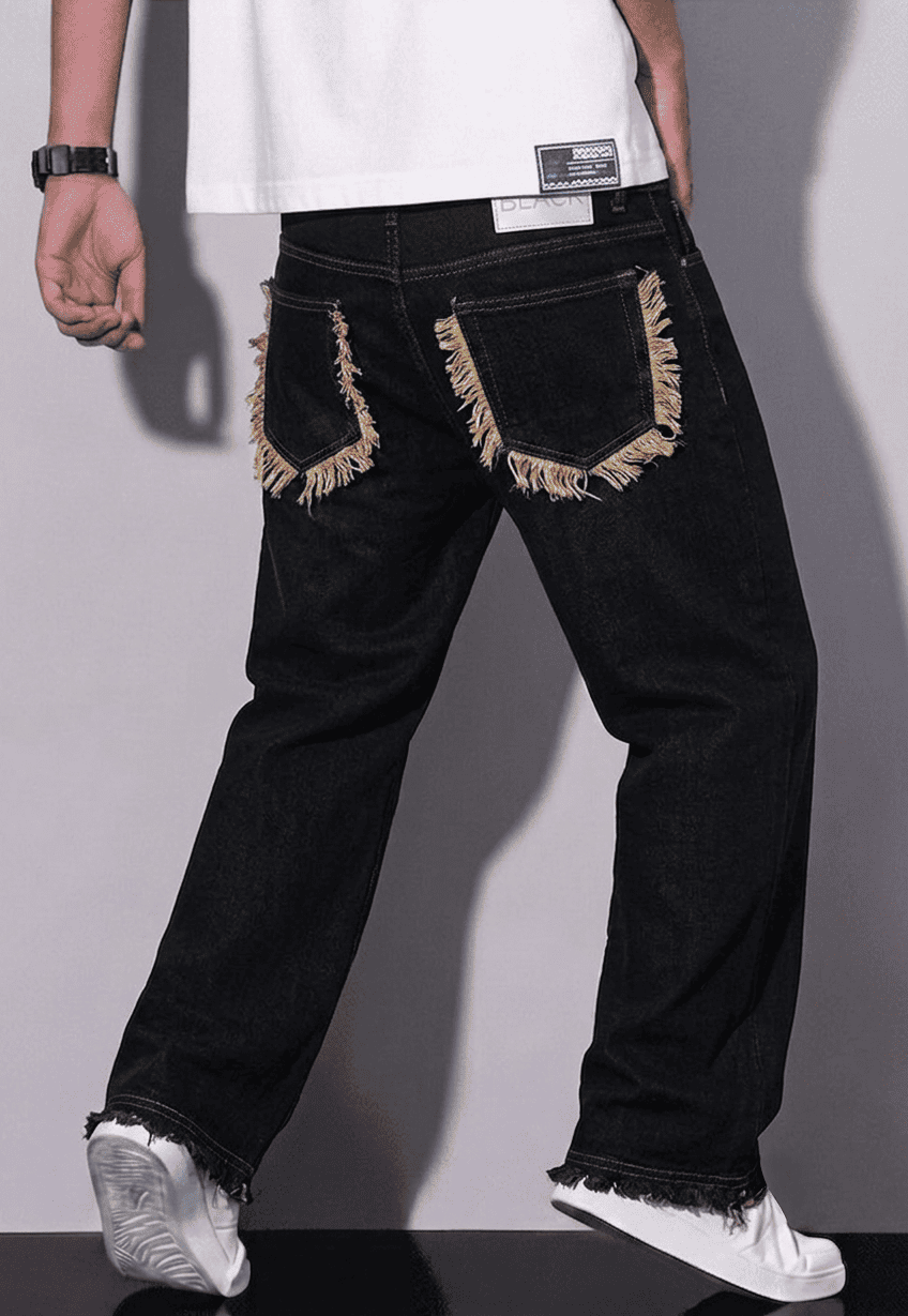 Funky Stylish Designer Jeans Detail